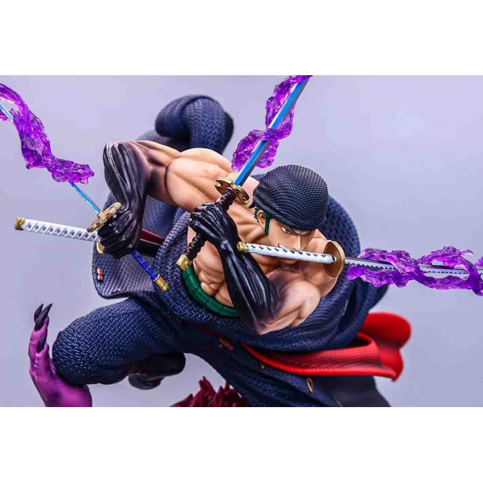 ワンピース煉獄阿修羅ゾロ塗装済み完成品フィギュア