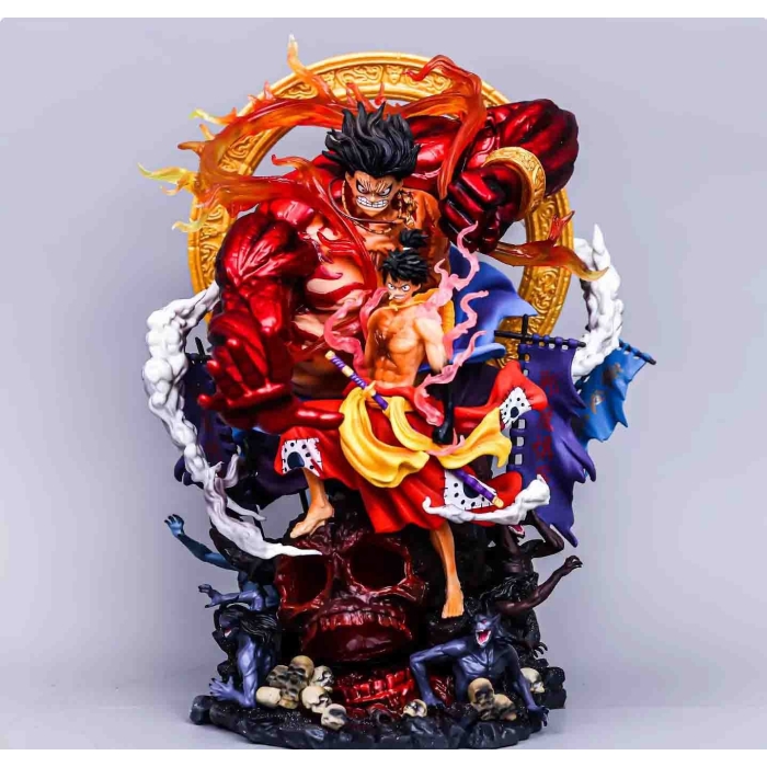 ワンピースGear4 不動明王ルフィ塗装済み完成品フィギュア